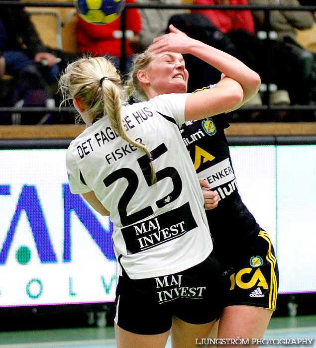 EHF Cupvinnarcupen 1/8-final IK Sävehof-Viborg HK 28-29,dam,Partillebohallen,Partille,Sverige,Handboll,,2012,47425