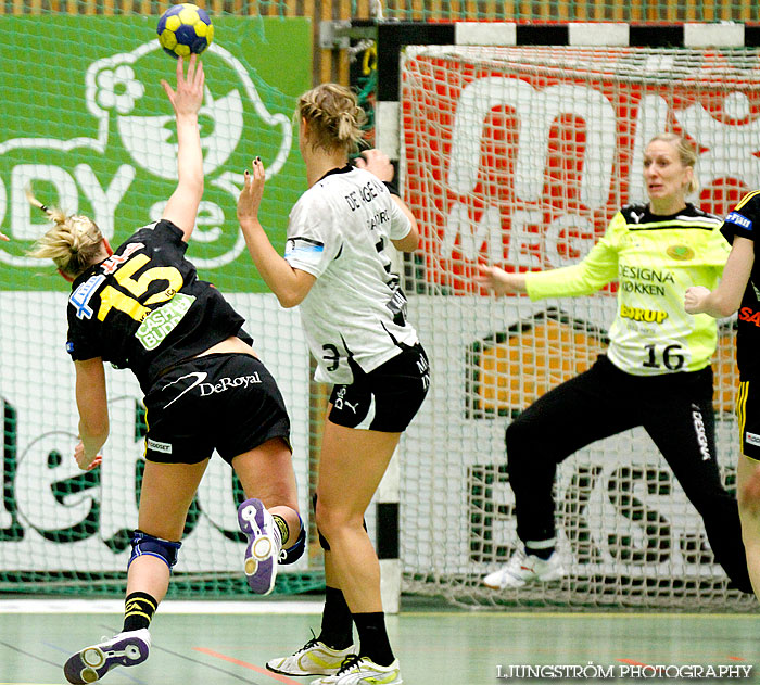 EHF Cupvinnarcupen 1/8-final IK Sävehof-Viborg HK 28-29,dam,Partillebohallen,Partille,Sverige,Handboll,,2012,47444