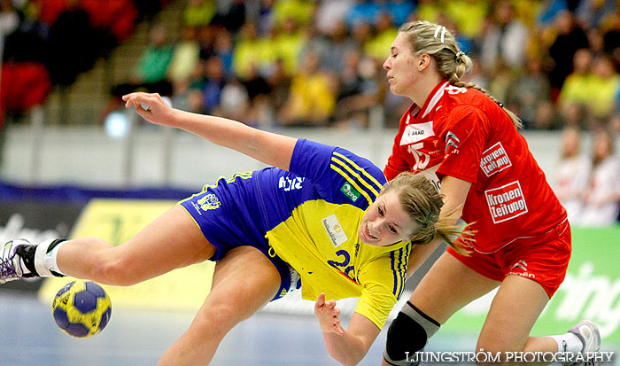 EM-KVAL Sverige-Österrike 39-17,dam,Himmelstalundshallen,Norrköping,Sverige,Handboll,,2012,49685