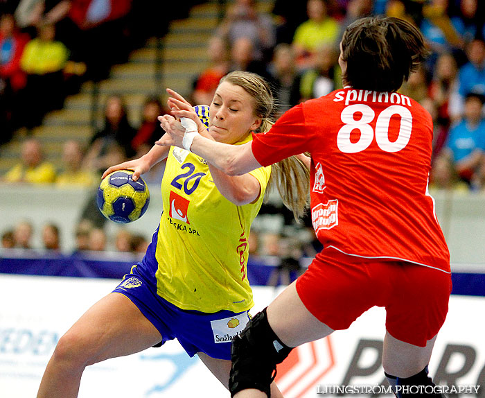 EM-KVAL Sverige-Österrike 39-17,dam,Himmelstalundshallen,Norrköping,Sverige,Handboll,,2012,49686