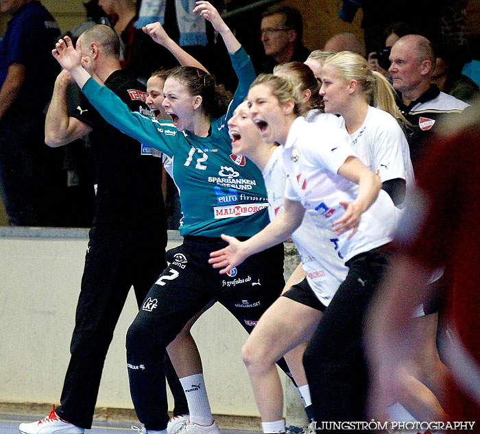 Skövde HF-Lugi HF 1/4-final 2 31-33,dam,Skövde Idrottshall,Skövde,Sverige,Handboll,,2012,51125