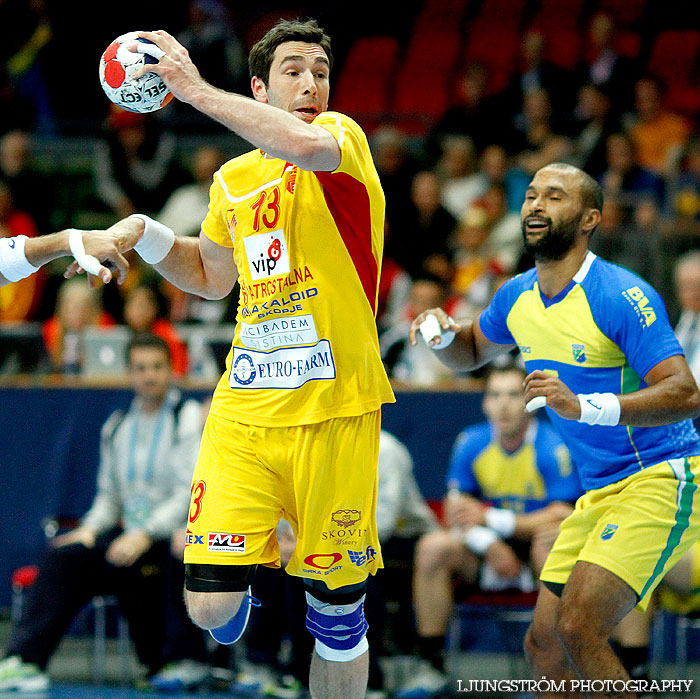 OS-kval Brasilien-Makedonien 28-27,herr,Scandinavium,Göteborg,Sverige,Handboll,,2012,51740