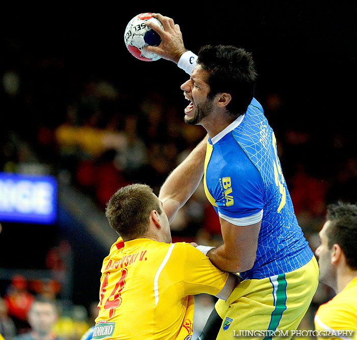 OS-kval Brasilien-Makedonien 28-27,herr,Scandinavium,Göteborg,Sverige,Handboll,,2012,51747