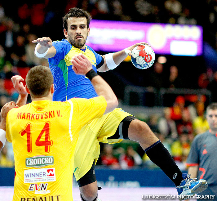 OS-kval Brasilien-Makedonien 28-27,herr,Scandinavium,Göteborg,Sverige,Handboll,,2012,51757