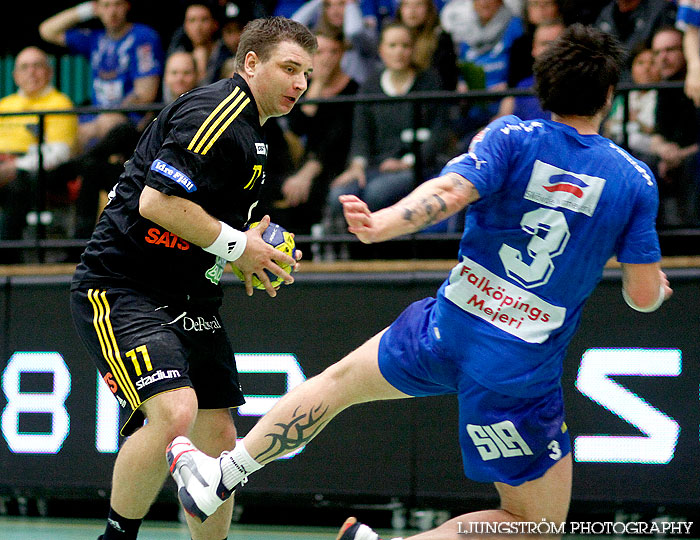 IK Sävehof-IFK Skövde HK 1/4-final 3 31-26,herr,Partillebohallen,Partille,Sverige,Handboll,,2012,51959