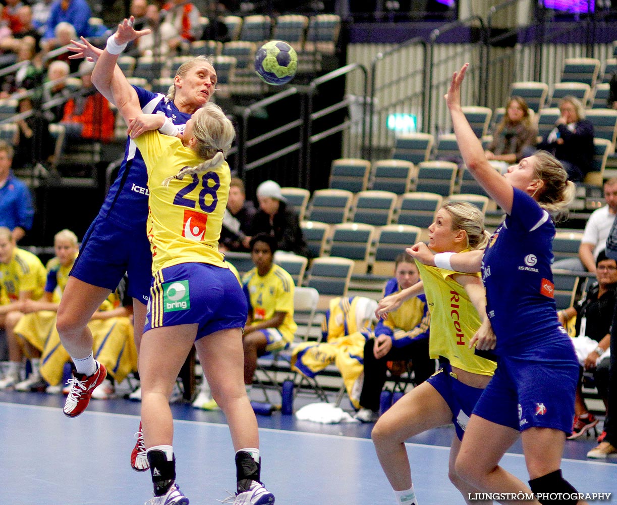 Landskamp Sverige-Island 23-16,dam,Sparbankshallen,Varberg,Sverige,Handboll,,2012,57717