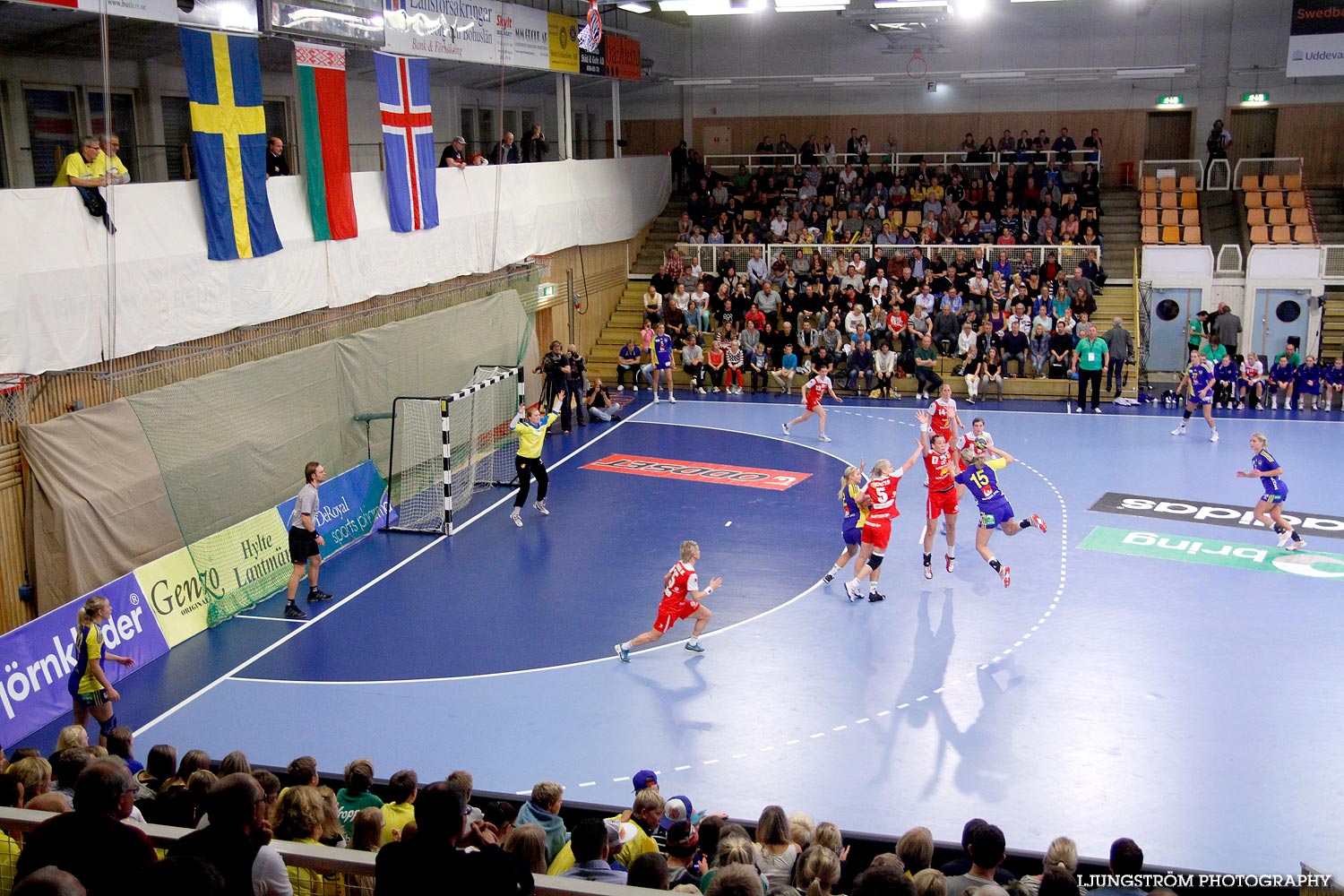 Landskamp Sverige-Island 24-24,dam,Agnebergshallen,Uddevalla,Sverige,Handboll,,2012,57950