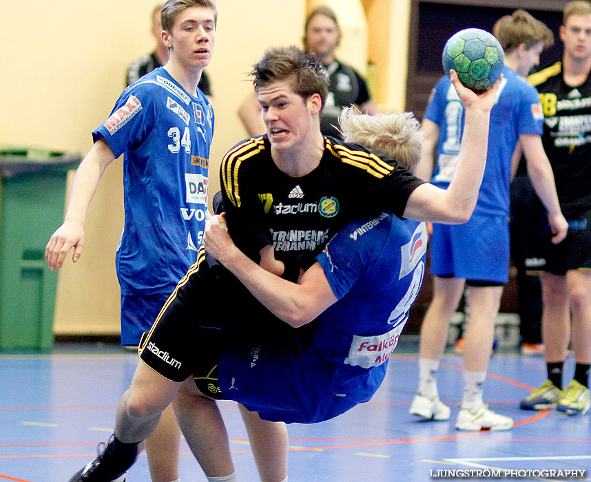 Ungdoms-SM Steg 4 Herrjuniorer IK Sävehof-IFK Skövde HK 24-18,herr,Arena Skövde,Skövde,Sverige,Ungdoms-SM,Handboll,2013,66592