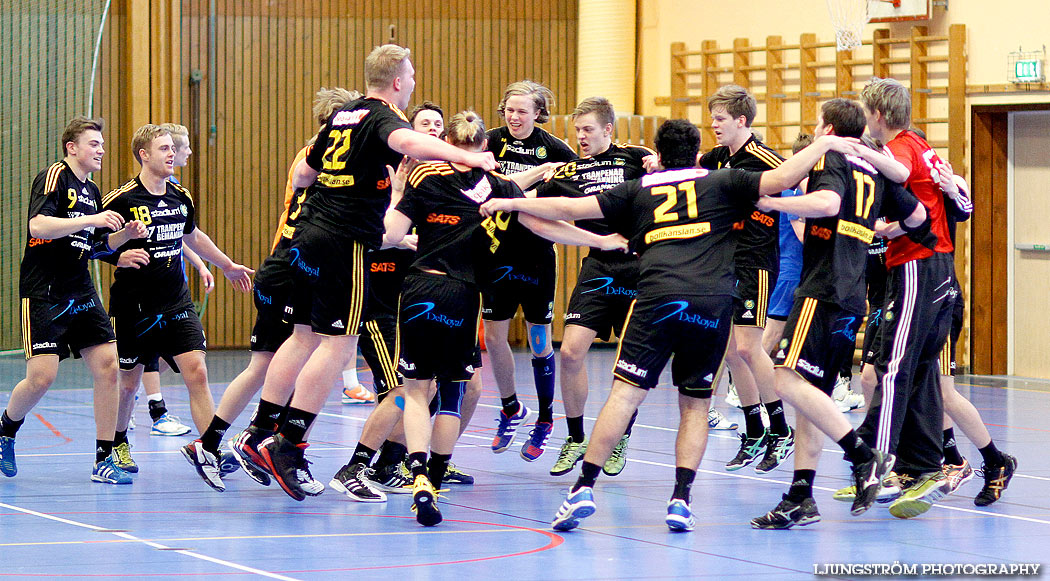 Ungdoms-SM Steg 4 Herrjuniorer IK Sävehof-IFK Skövde HK 24-18,herr,Arena Skövde,Skövde,Sverige,Ungdoms-SM,Handboll,2013,66657