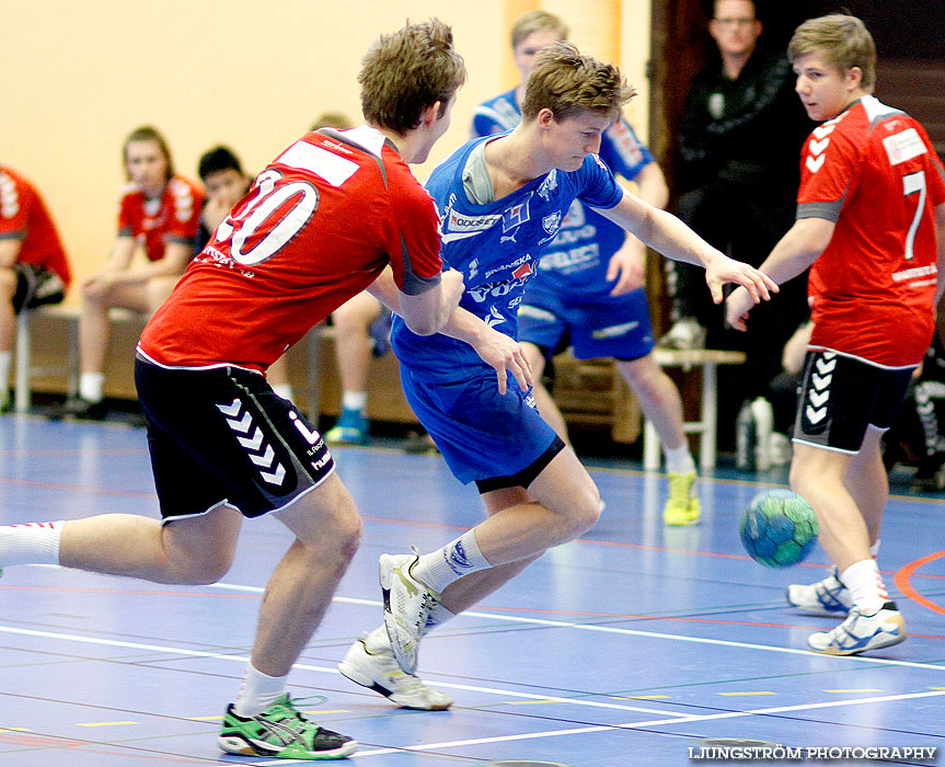 Ungdoms-SM Steg 4 Herrjuniorer IFK Skövde HK-Hallstahammars SK HK 41-14,herr,Arena Skövde,Skövde,Sverige,Ungdoms-SM,Handboll,2013,66660