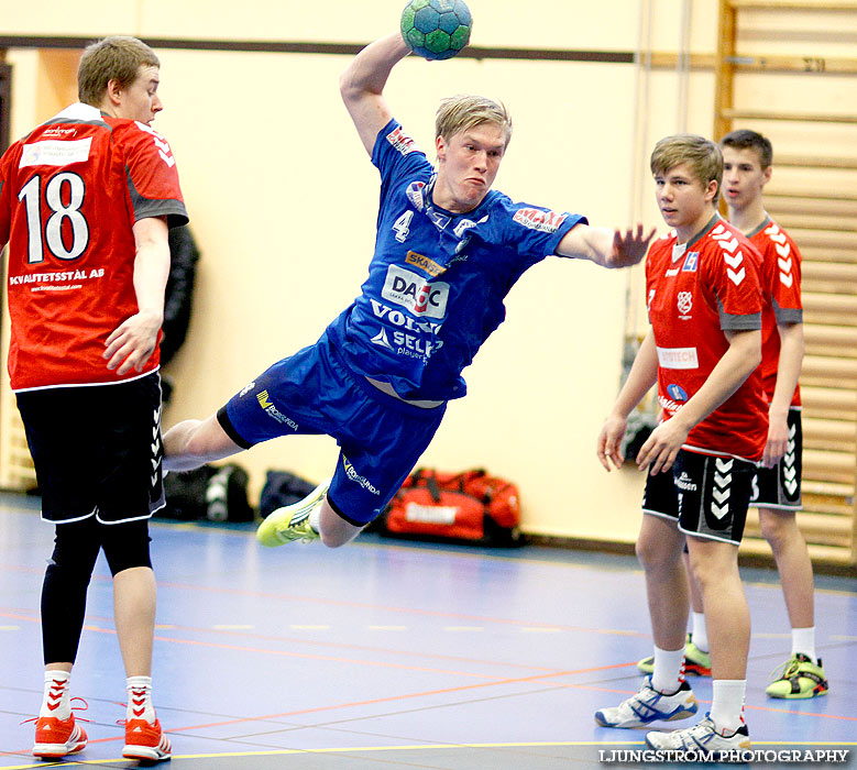 Ungdoms-SM Steg 4 Herrjuniorer IFK Skövde HK-Hallstahammars SK HK 41-14,herr,Arena Skövde,Skövde,Sverige,Ungdoms-SM,Handboll,2013,66661