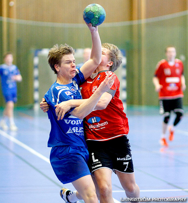 Ungdoms-SM Steg 4 Herrjuniorer IFK Skövde HK-Hallstahammars SK HK 41-14,herr,Arena Skövde,Skövde,Sverige,Ungdoms-SM,Handboll,2013,66665