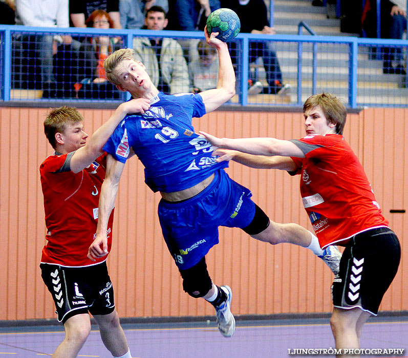 Ungdoms-SM Steg 4 Herrjuniorer IFK Skövde HK-Hallstahammars SK HK 41-14,herr,Arena Skövde,Skövde,Sverige,Ungdoms-SM,Handboll,2013,66680