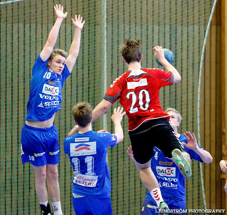 Ungdoms-SM Steg 4 Herrjuniorer IFK Skövde HK-Hallstahammars SK HK 41-14,herr,Arena Skövde,Skövde,Sverige,Ungdoms-SM,Handboll,2013,66691