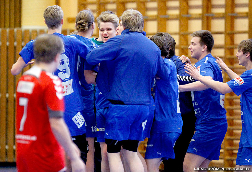 Ungdoms-SM Steg 4 Herrjuniorer IFK Skövde HK-Hallstahammars SK HK 41-14,herr,Arena Skövde,Skövde,Sverige,Ungdoms-SM,Handboll,2013,66713