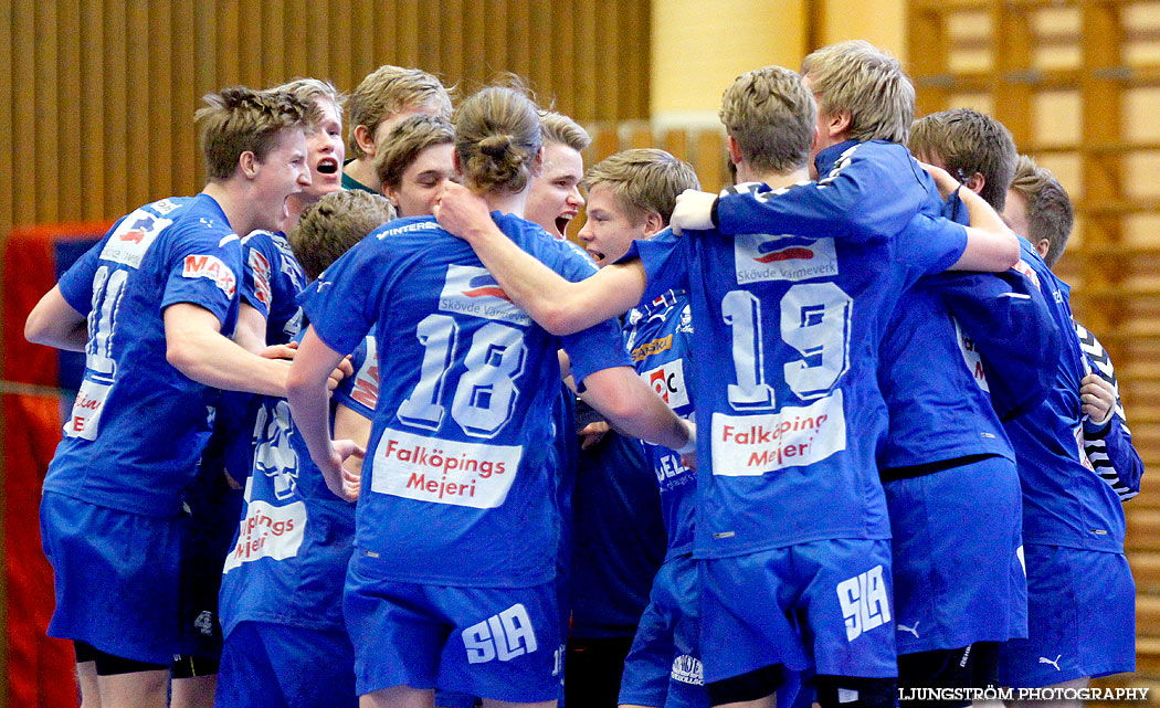 Ungdoms-SM Steg 4 Herrjuniorer IFK Skövde HK-Hallstahammars SK HK 41-14,herr,Arena Skövde,Skövde,Sverige,Ungdoms-SM,Handboll,2013,66714