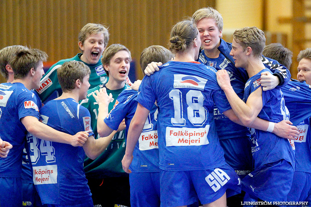 Ungdoms-SM Steg 4 Herrjuniorer IFK Skövde HK-Hallstahammars SK HK 41-14,herr,Arena Skövde,Skövde,Sverige,Ungdoms-SM,Handboll,2013,66716