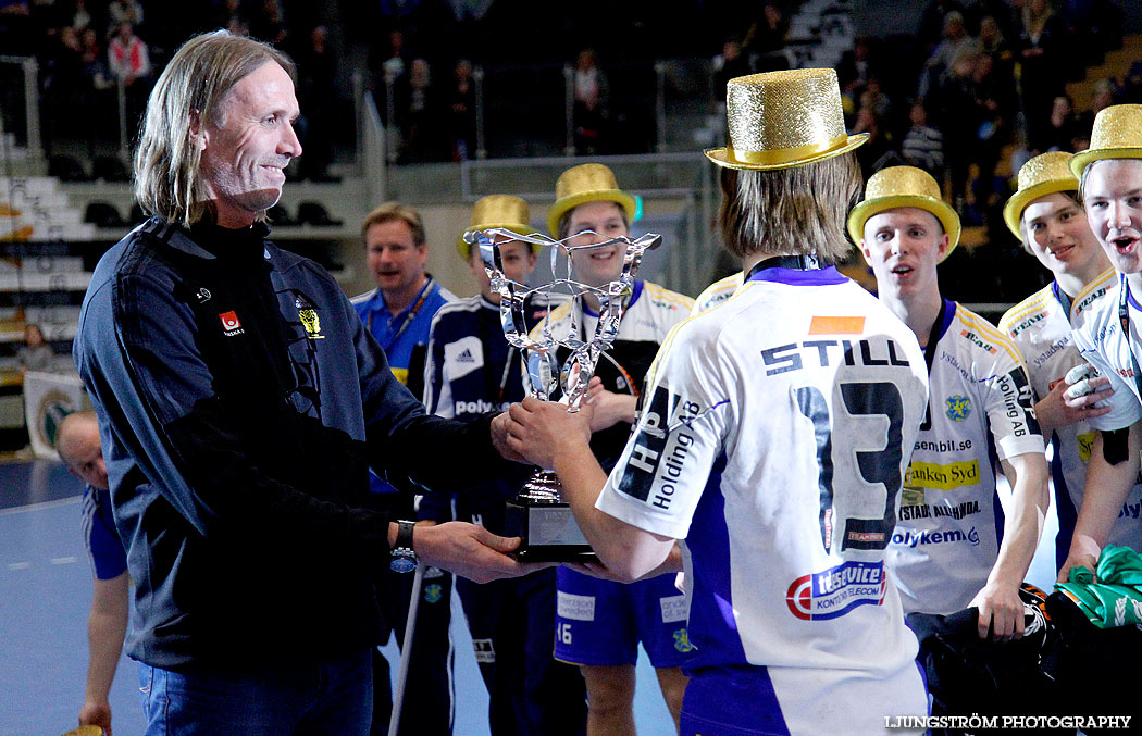 USM Steg 5 Pojkar A SM-FINAL Ystads IF HF-IK Sävehof,herr,Stadium Arena,Norrköping,Sverige,USM Steg 5 2013,Ungdoms-SM,2013,69092