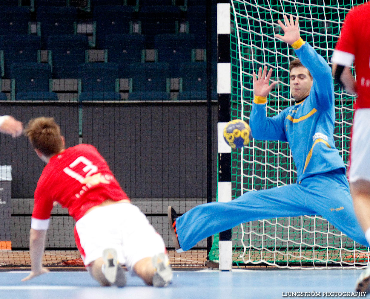 European Open 3rd place Denmark-Spain 23-22,herr,Scandinavium,Göteborg,Sverige,Handboll,,2013,129043