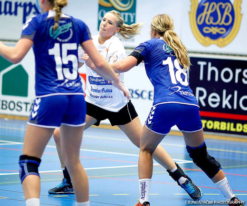 Annliz Cup Elit Levanger HK-Spårvägens HF 27-20,dam,Arena Skövde,Skövde,Sverige,Handboll,,2013,72227