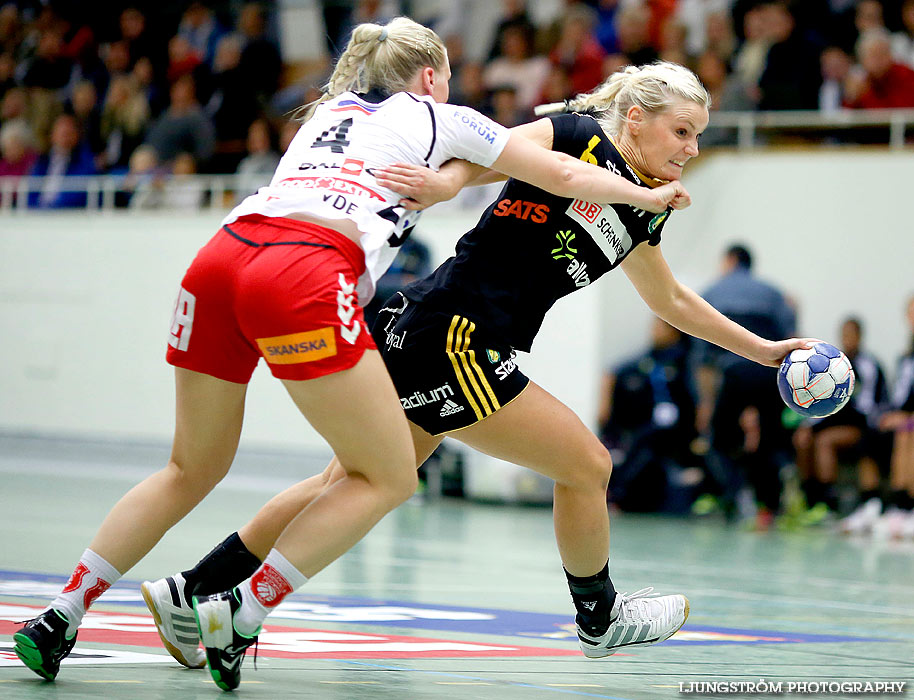 IK Sävehof-Skövde HF 31-27,dam,Skara Idrottshall,Skara,Sverige,Handboll,,2013,73500