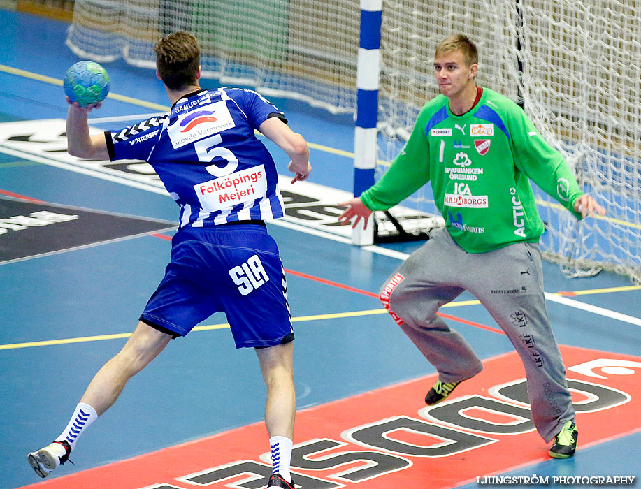 IFK Skövde HK-Lugi HF 27-27,herr,Arena Skövde,Skövde,Sverige,Handboll,,2013,76219