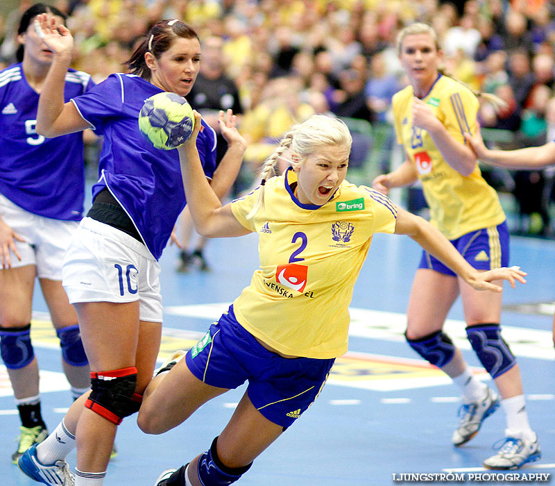 Landskamp Sverige-Slovakien 35-26,dam,Arena Skövde,Skövde,Sverige,Handboll,,2013,77881