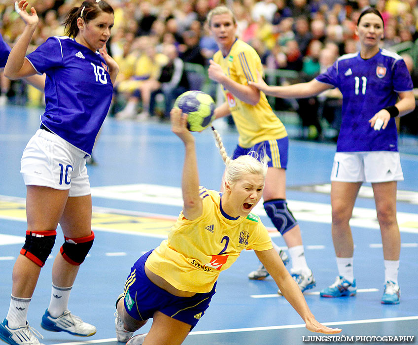 Landskamp Sverige-Slovakien 35-26,dam,Arena Skövde,Skövde,Sverige,Handboll,,2013,77882