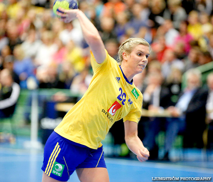 Landskamp Sverige-Slovakien 35-26,dam,Arena Skövde,Skövde,Sverige,Handboll,,2013,77884