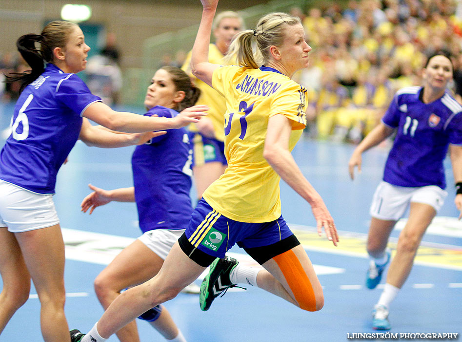 Landskamp Sverige-Slovakien 35-26,dam,Arena Skövde,Skövde,Sverige,Handboll,,2013,77974