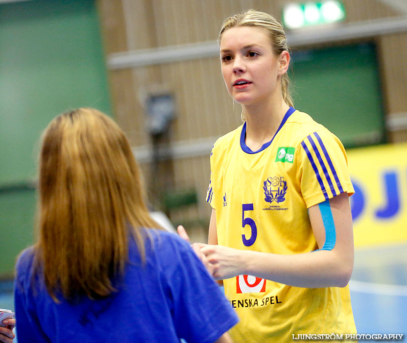 Landskamp Sverige-Slovakien 35-26,dam,Arena Skövde,Skövde,Sverige,Handboll,,2013,78011