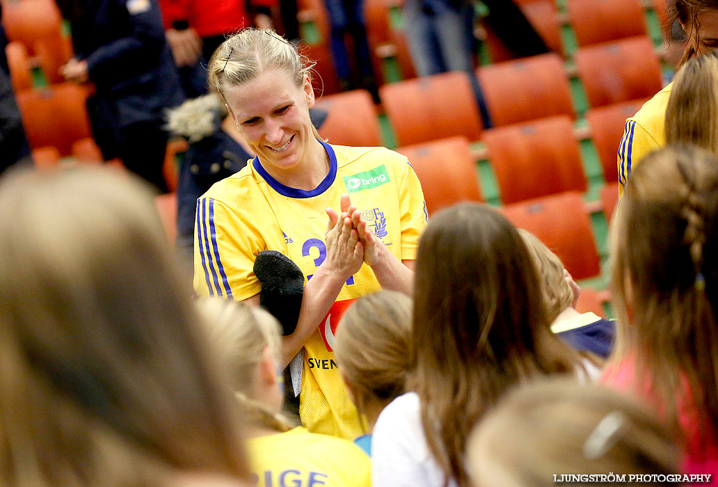 Landskamp Sverige-Slovakien 35-26,dam,Arena Skövde,Skövde,Sverige,Handboll,,2013,78012