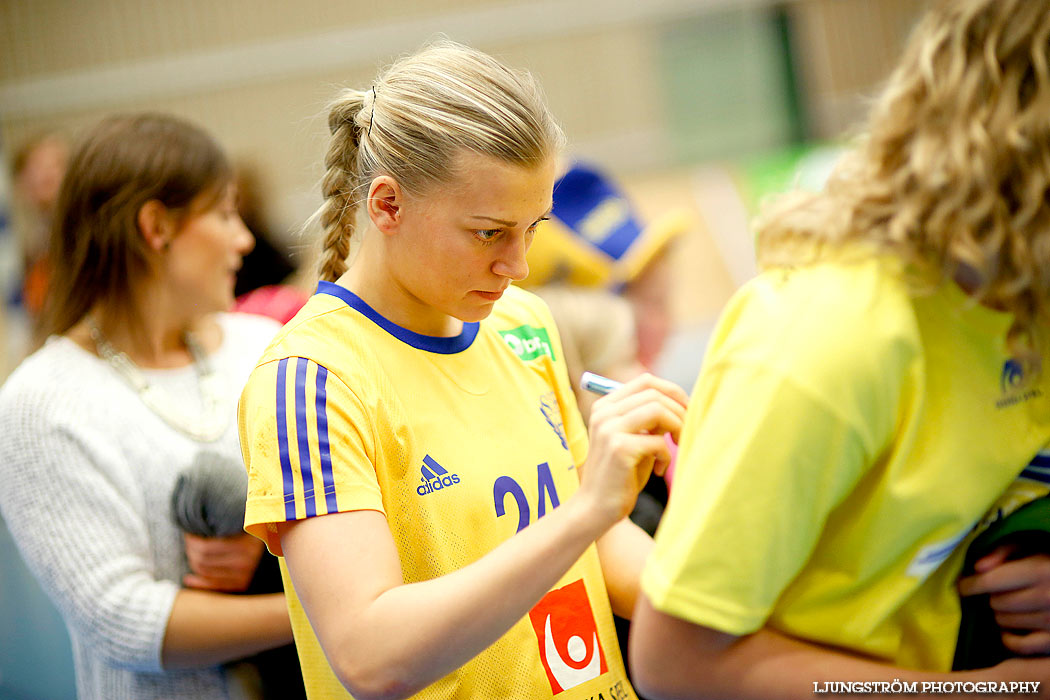 Landskamp Sverige-Slovakien 35-26,dam,Arena Skövde,Skövde,Sverige,Handboll,,2013,78035