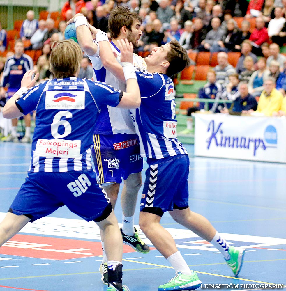 IFK Skövde HK-Ystads IF HF 31-27,herr,Arena Skövde,Skövde,Sverige,Handboll,,2014,84681