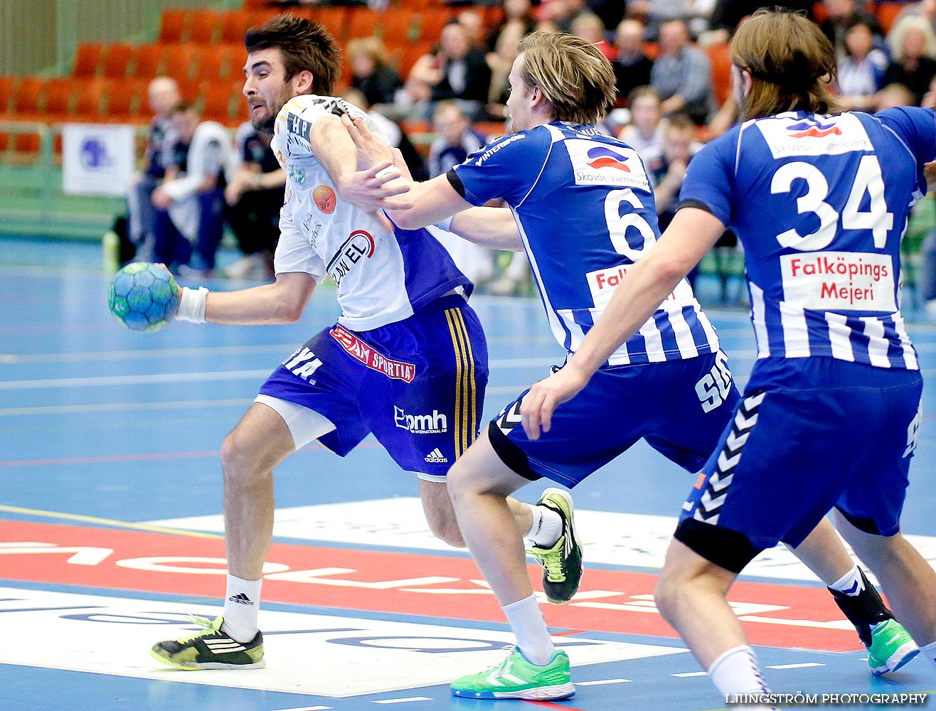 IFK Skövde HK-Ystads IF HF 31-27,herr,Arena Skövde,Skövde,Sverige,Handboll,,2014,84754