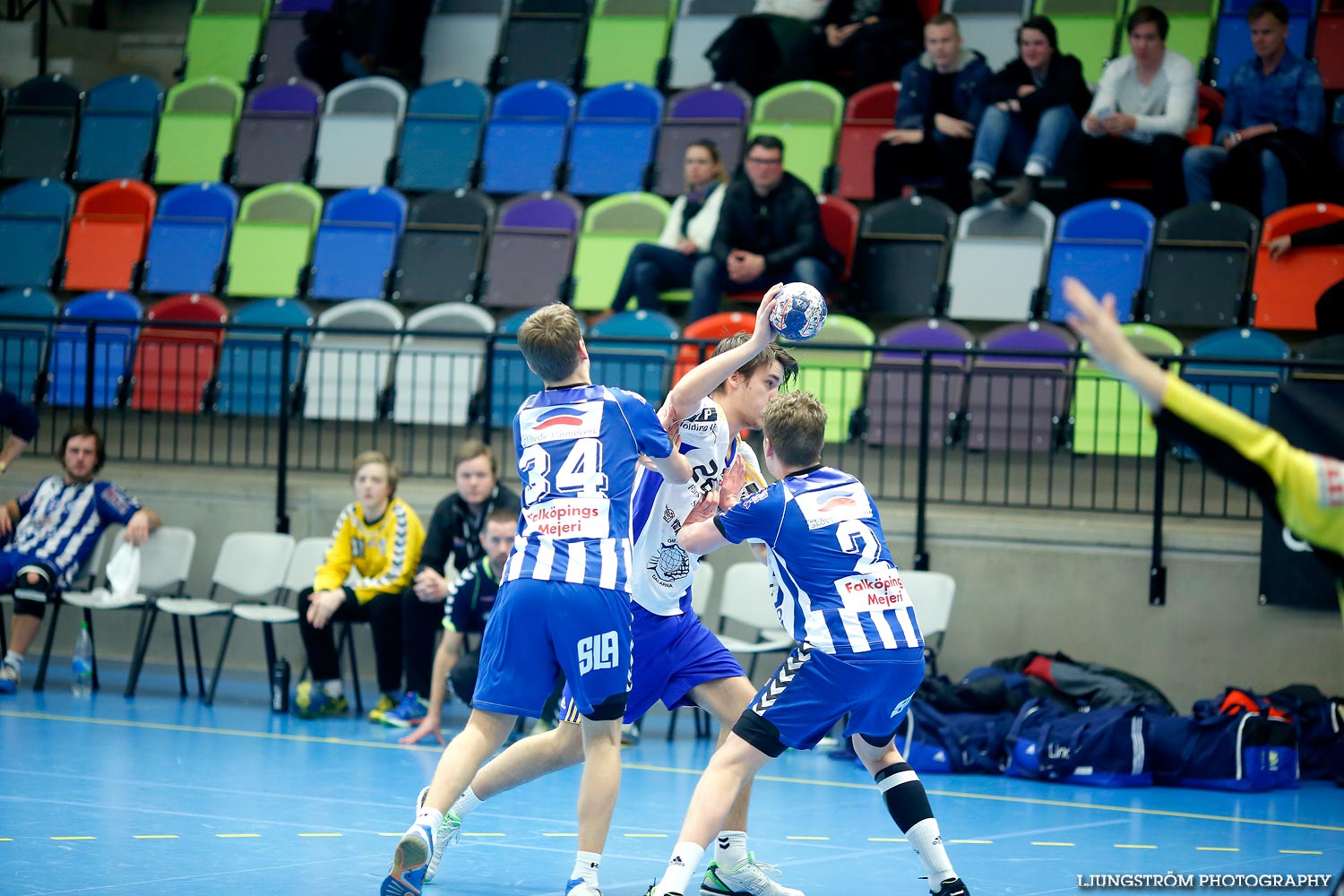 Ungdoms-SM Steg 5 Pojkar A Ystads IF HF-IFK Skövde HK,herr,Idrottshuset,Jönköping,Sverige,USM Steg 5 2014,Ungdoms-SM,2014,108913