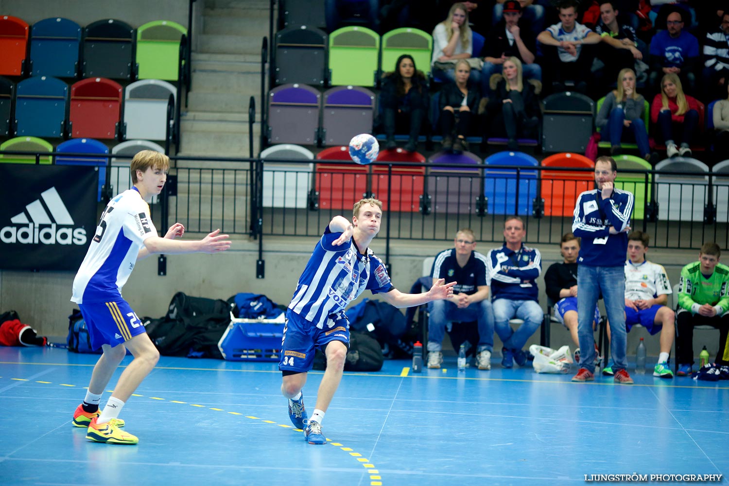 Ungdoms-SM Steg 5 Pojkar A Ystads IF HF-IFK Skövde HK,herr,Idrottshuset,Jönköping,Sverige,USM Steg 5 2014,Ungdoms-SM,2014,108919