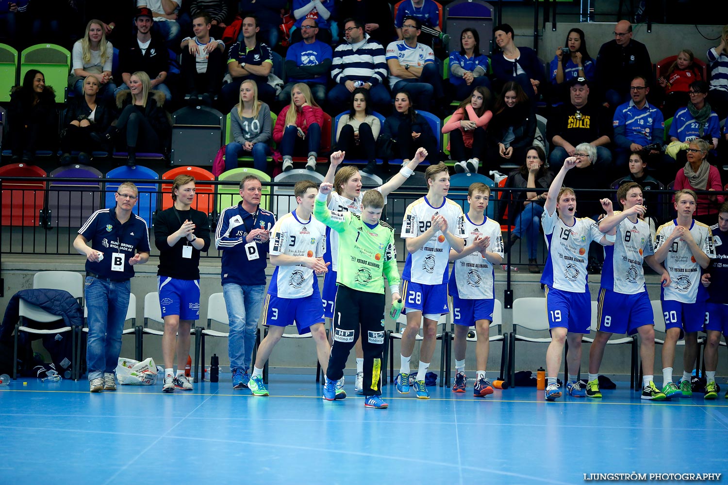 Ungdoms-SM Steg 5 Pojkar A Ystads IF HF-IFK Skövde HK,herr,Idrottshuset,Jönköping,Sverige,USM Steg 5 2014,Ungdoms-SM,2014,108962