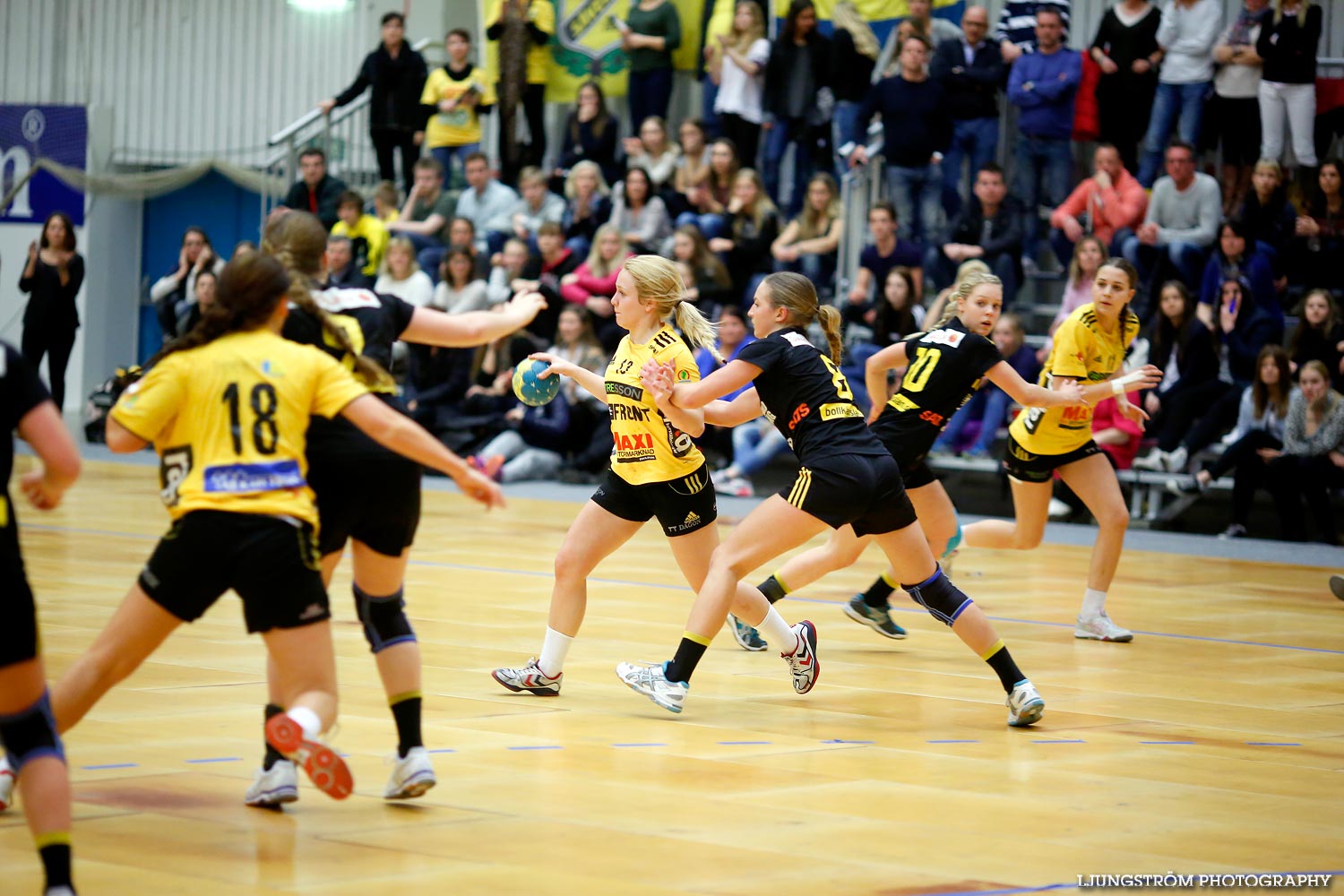 Ungdoms-SM Steg 5 Flickor A Gökstens BK-IK Sävehof 1/2-final,dam,Elmia,Jönköping,Sverige,USM Steg 5 2014,Ungdoms-SM,2014,109357