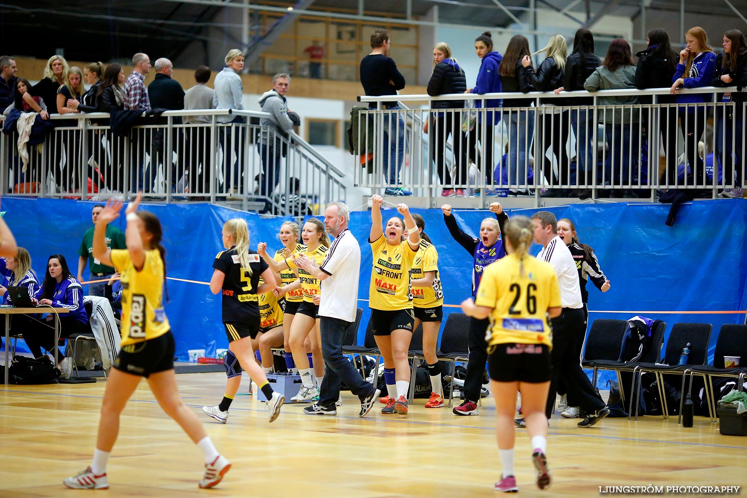 Ungdoms-SM Steg 5 Flickor A Gökstens BK-IK Sävehof 1/2-final,dam,Elmia,Jönköping,Sverige,USM Steg 5 2014,Ungdoms-SM,2014,109366