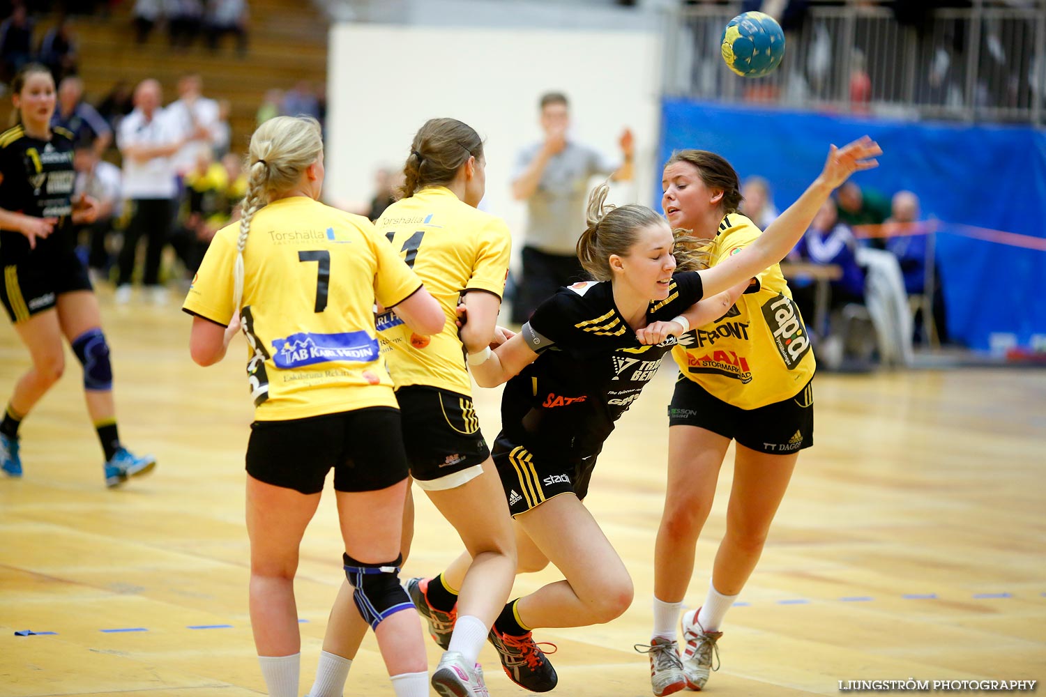 Ungdoms-SM Steg 5 Flickor A Gökstens BK-IK Sävehof 1/2-final,dam,Elmia,Jönköping,Sverige,USM Steg 5 2014,Ungdoms-SM,2014,109372