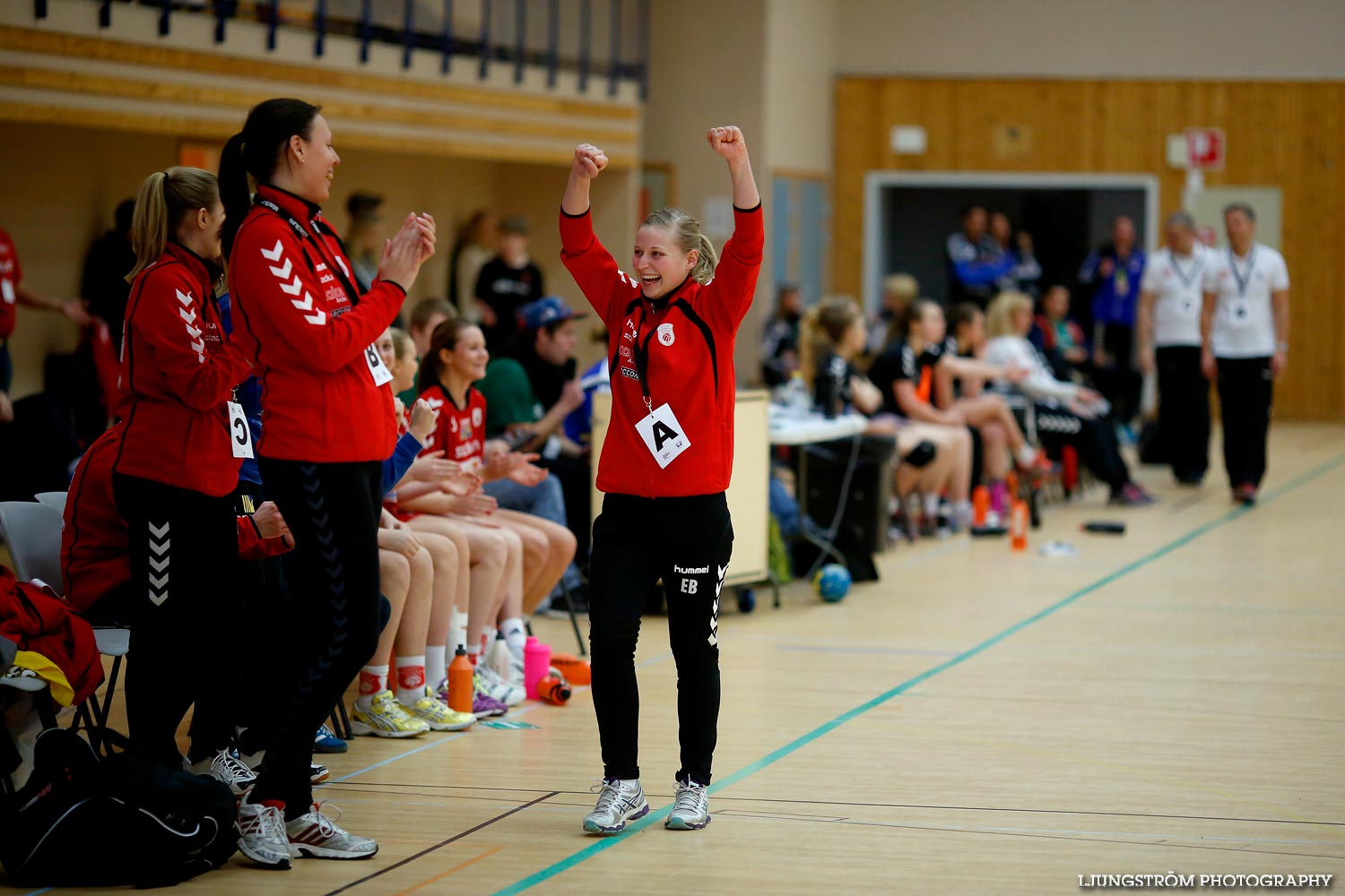 Ungdoms-SM Steg 5 Flickor B Skövde HF-Åkersberga HK 5/6:e plats 25-11,dam,Idrottshuset,Jönköping,Sverige,USM Steg 5 2014,Ungdoms-SM,2014,107823