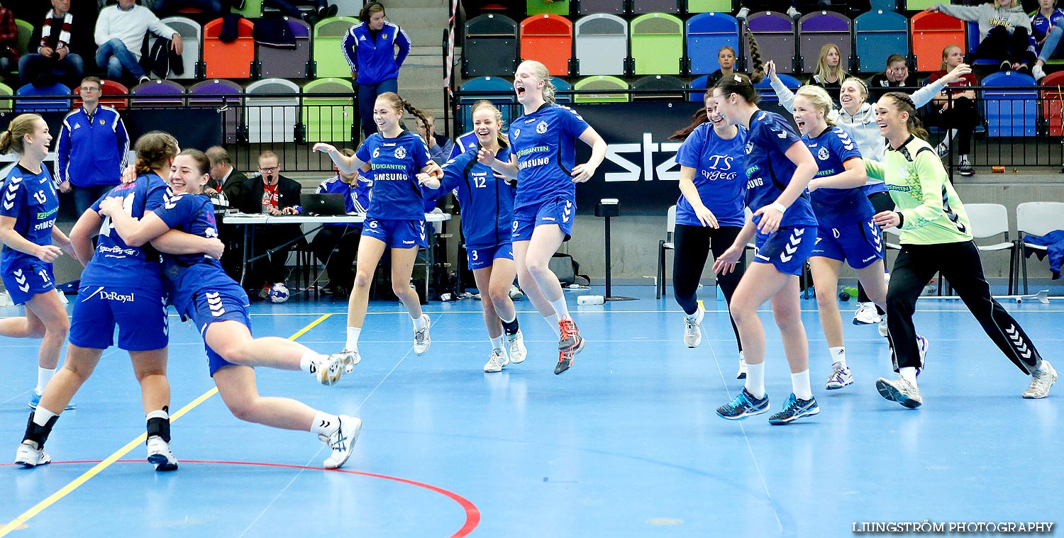 Ungdoms-SM Steg 5 Damjuniorer SM-FINAL Team Stockholm HF-Lugi HF 21-10,dam,Idrottshuset,Jönköping,Sverige,USM Steg 5 2014,Ungdoms-SM,2014,84383