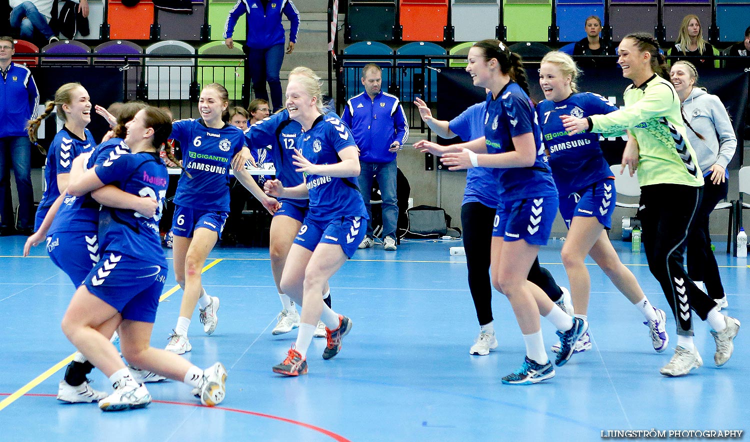 Ungdoms-SM Steg 5 Damjuniorer SM-FINAL Team Stockholm HF-Lugi HF 21-10,dam,Idrottshuset,Jönköping,Sverige,USM Steg 5 2014,Ungdoms-SM,2014,84384