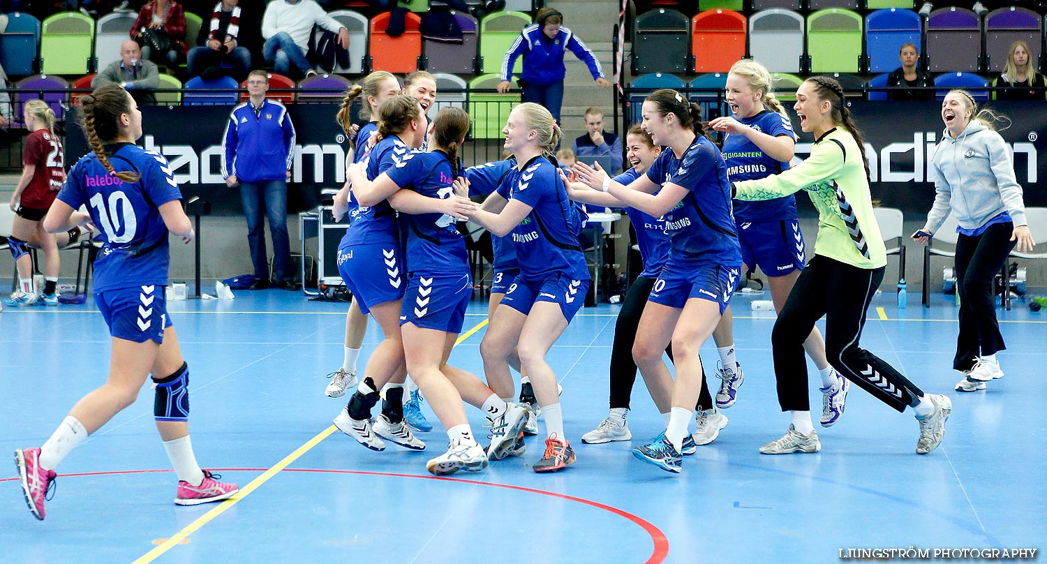 Ungdoms-SM Steg 5 Damjuniorer SM-FINAL Team Stockholm HF-Lugi HF 21-10,dam,Idrottshuset,Jönköping,Sverige,USM Steg 5 2014,Ungdoms-SM,2014,84385