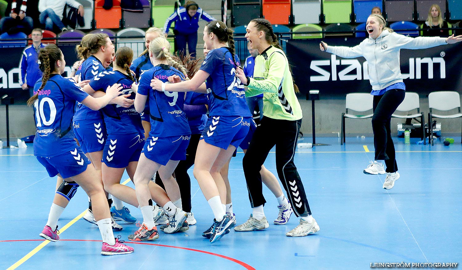 Ungdoms-SM Steg 5 Damjuniorer SM-FINAL Team Stockholm HF-Lugi HF 21-10,dam,Idrottshuset,Jönköping,Sverige,USM Steg 5 2014,Ungdoms-SM,2014,84386