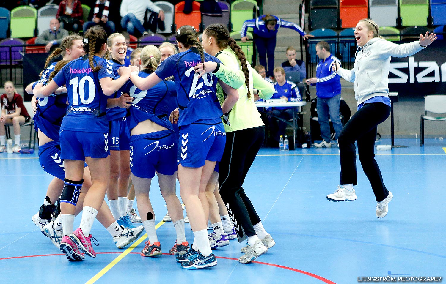 Ungdoms-SM Steg 5 Damjuniorer SM-FINAL Team Stockholm HF-Lugi HF 21-10,dam,Idrottshuset,Jönköping,Sverige,USM Steg 5 2014,Ungdoms-SM,2014,84388