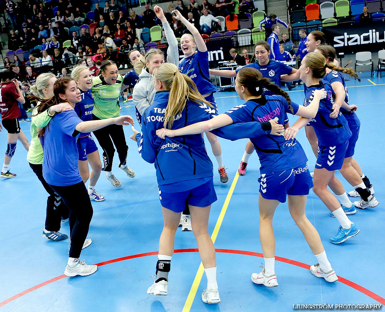 Ungdoms-SM Steg 5 Damjuniorer SM-FINAL Team Stockholm HF-Lugi HF 21-10,dam,Idrottshuset,Jönköping,Sverige,USM Steg 5 2014,Ungdoms-SM,2014,84392