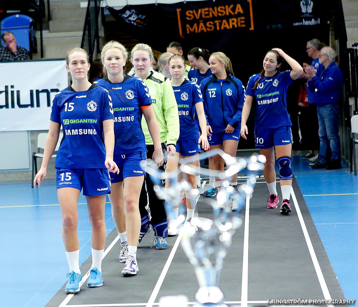 Ungdoms-SM Steg 5 Damjuniorer SM-FINAL Team Stockholm HF-Lugi HF 21-10,dam,Idrottshuset,Jönköping,Sverige,USM Steg 5 2014,Ungdoms-SM,2014,84437