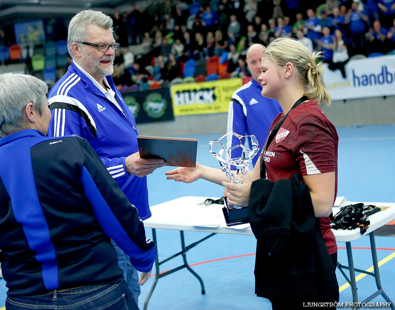 Ungdoms-SM Steg 5 Damjuniorer SM-FINAL Team Stockholm HF-Lugi HF 21-10,dam,Idrottshuset,Jönköping,Sverige,USM Steg 5 2014,Ungdoms-SM,2014,84442